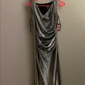 Vince Camuto Metallic sleeveless dress